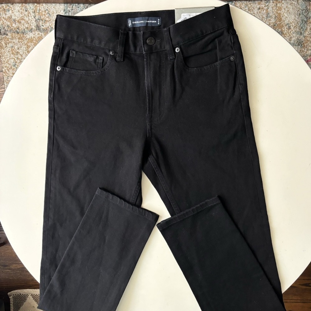 Everlane Uniform Men’s Slim Fit Stretch Jean 29x32 New Black